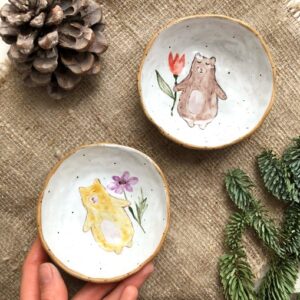 мисочки с медвежатами