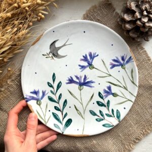 Тарелка с ласточкой