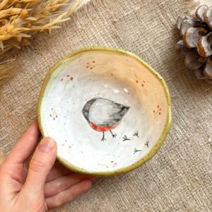 Мисочка со снегирем