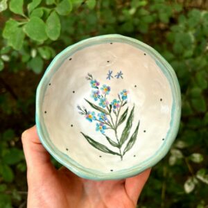 Пиала с незабудками