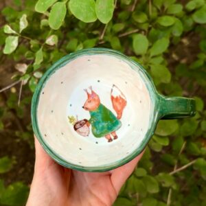 Кружка с белкой