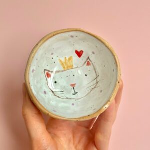 Пиала с котом в короне