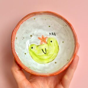 Пиала с лягушкой Ква