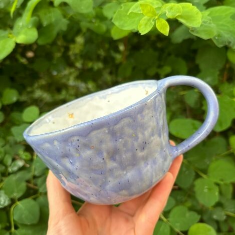 Кружка с борзой и золотом